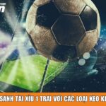 So sánh tài xỉu 1 trái với các loại kèo khác